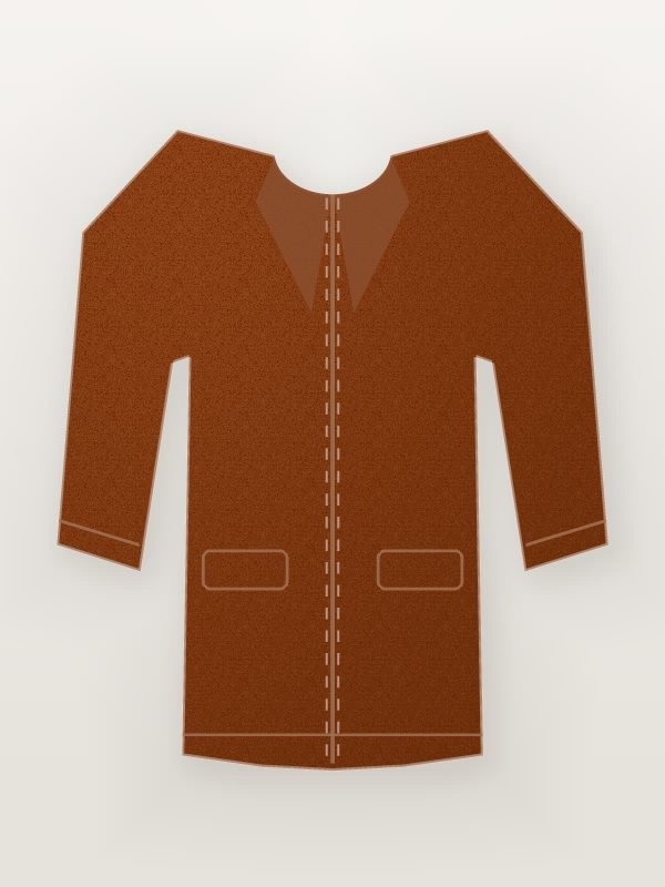 Brown Corduroy Trucker Jacket
