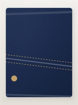 Boys Navy Blue Slim Fit Denim Jeans — detail view