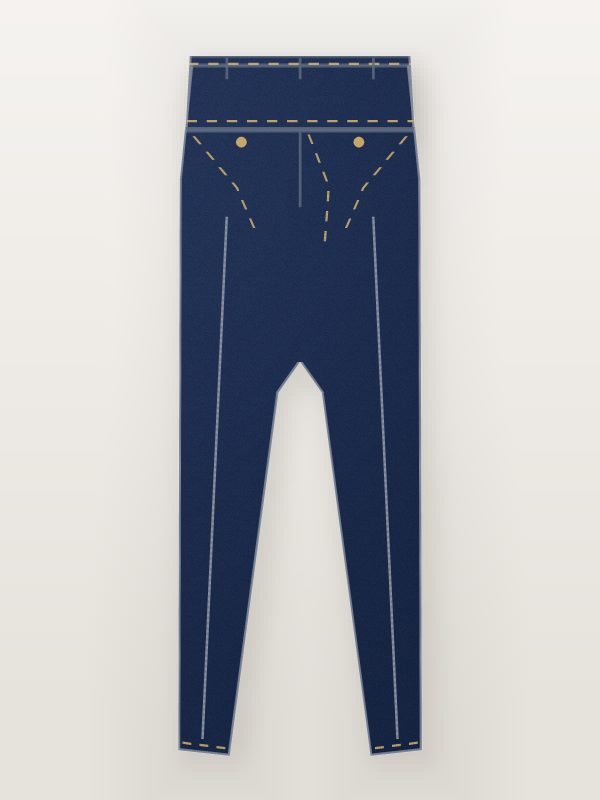 Boys Navy Blue Slim Fit Denim Jeans