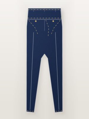 Boys Navy Blue Slim Fit Denim Jeans — front view