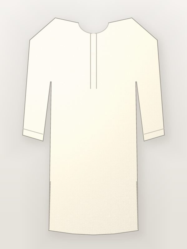 Cream Chikankari Anarkali Kurta