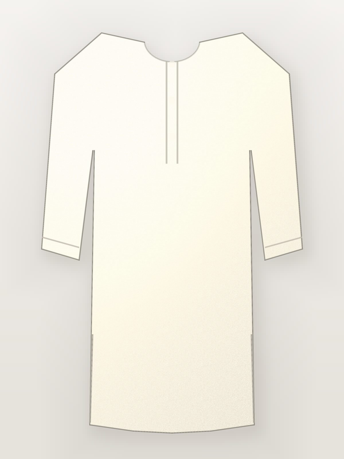 Cream Chikankari Anarkali Kurta