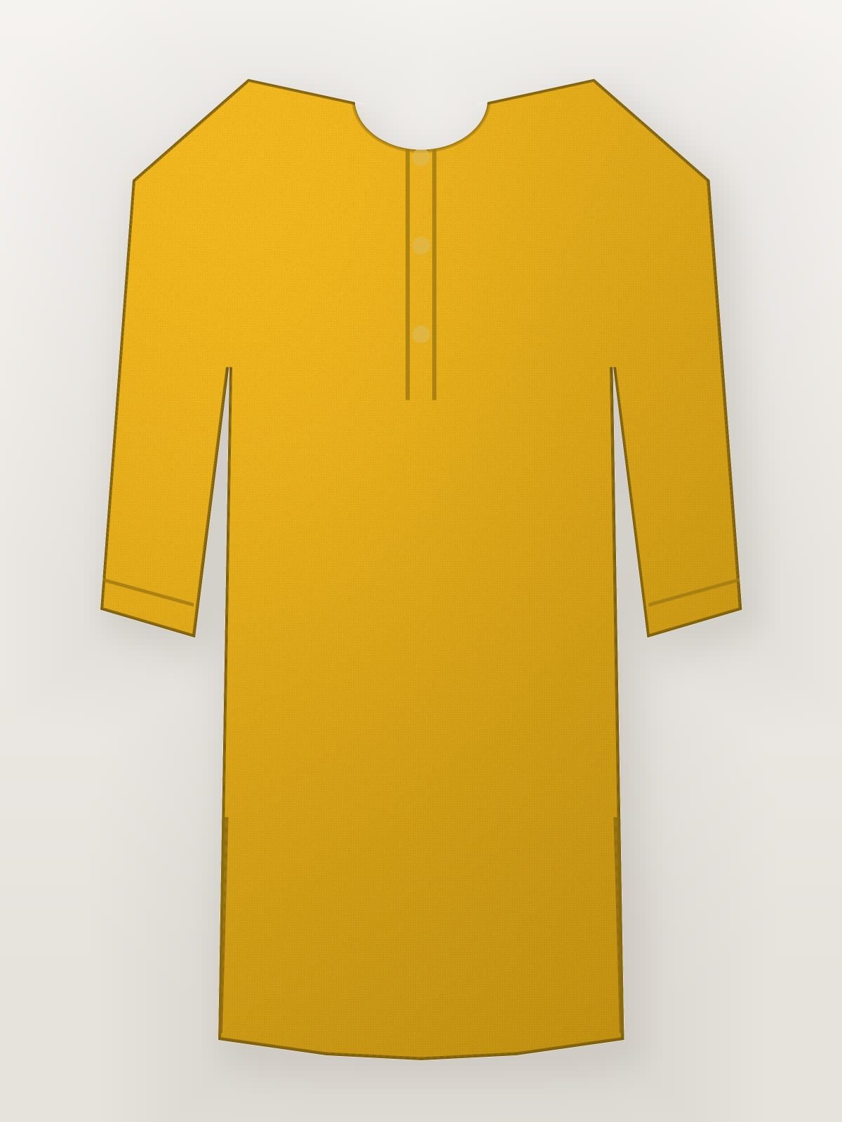Boys Mustard Cotton Festive Kurta Set