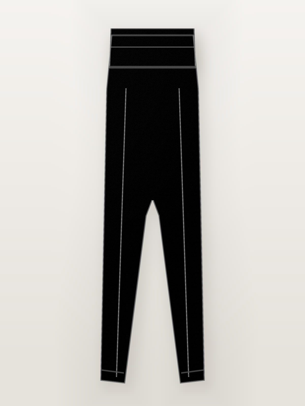 Black High Waist Ankle Length Leggings