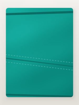 Teal Georgette Printed Daily Wear Saree — detail view