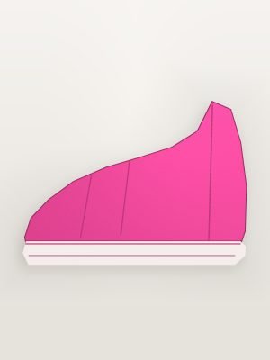 Pink Lightweight Running Trainers — back view