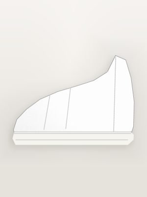 White Everyday Knit Running Trainers — back view