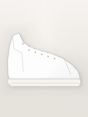 White Everyday Knit Running Trainers — front view
