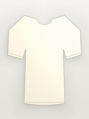 Infant Cream Cotton Half Sleeve Bodysuit — back view