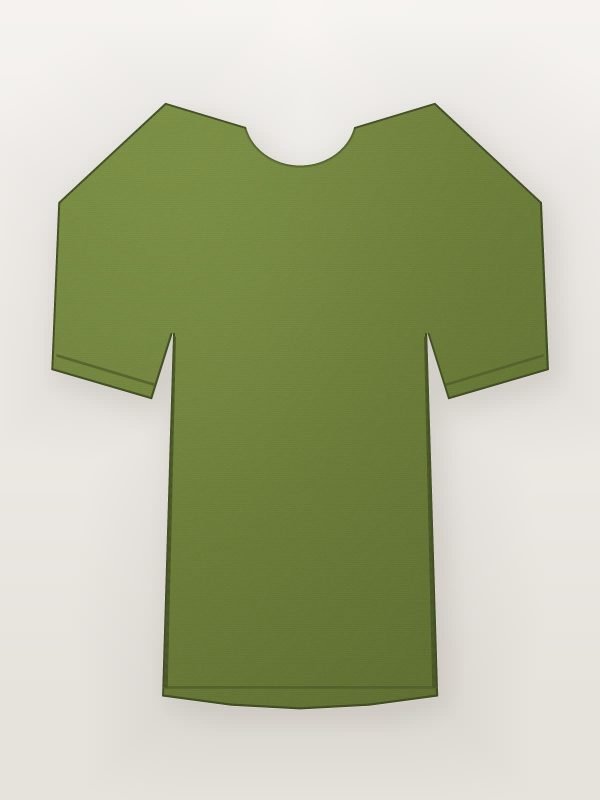 Olive Striped Pique Polo T-Shirt