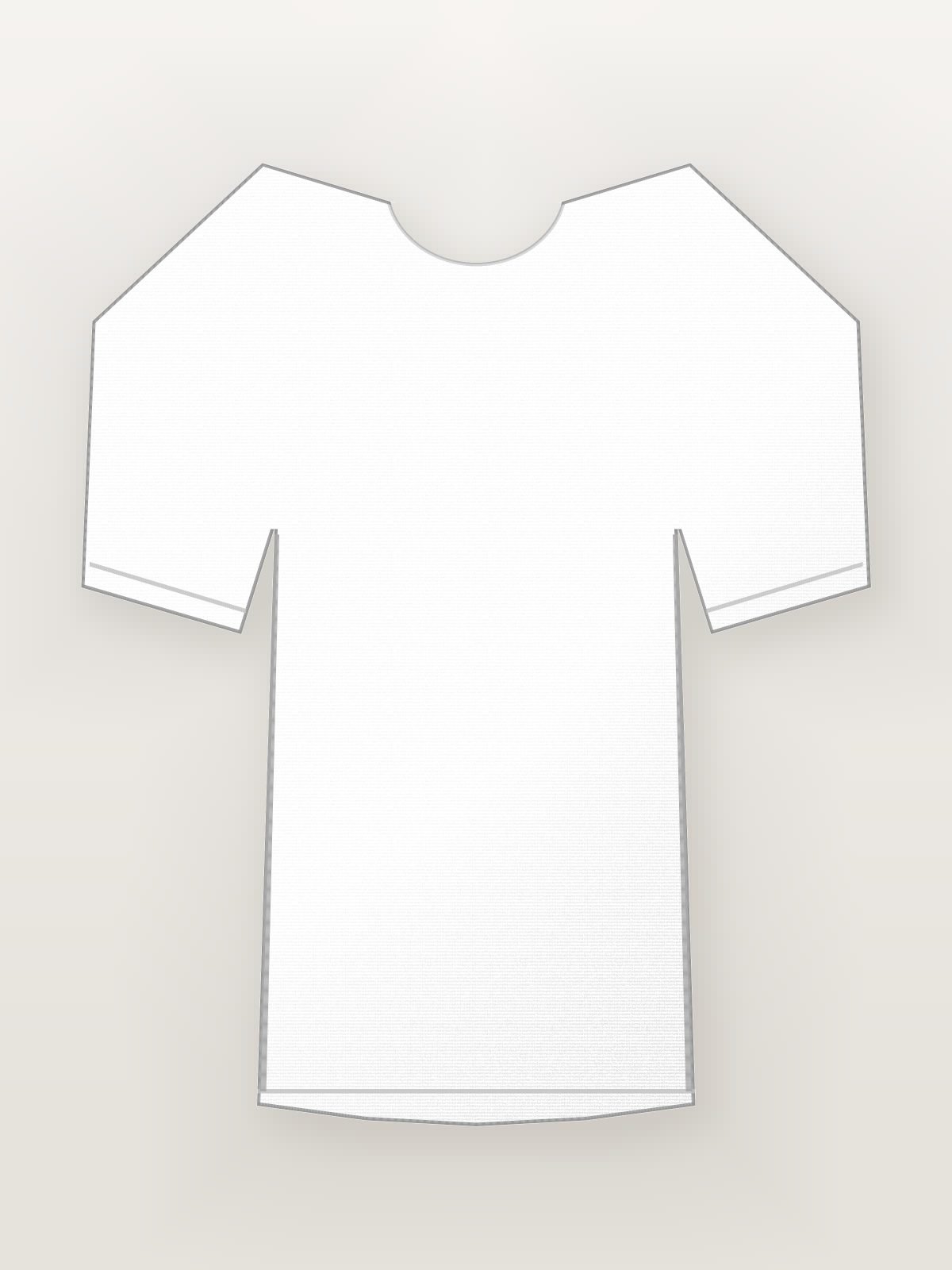 White Oversized Drop Shoulder Cotton Tee